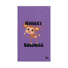 Monkey Fun Lavendar | Funny Gifts for Men - Gifts for Him - Birthday Gifts for Men, Him, Husband, Boyfriend, New Couple Gifts, Fathers & Valentines Day Gifts, Hand Towels NECTAR NAPKINS