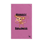 Monkey Fun Pink | Novelty Gifts for Boyfriend, Funny Towel Romantic Gift for Wedding Couple Fiance First Year Anniversary Valentines, Party Gag Gifts, Joke Humor Cloth for Husband Men BF NECTAR NAPKINS