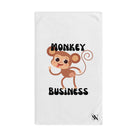 Monkey Fun White | Funny Gifts for Men - Gifts for Him - Birthday Gifts for Men, Him, Her, Husband, Boyfriend, Girlfriend, New Couple Gifts, Fathers & Valentines Day Gifts, Christmas Gifts NECTAR NAPKINS