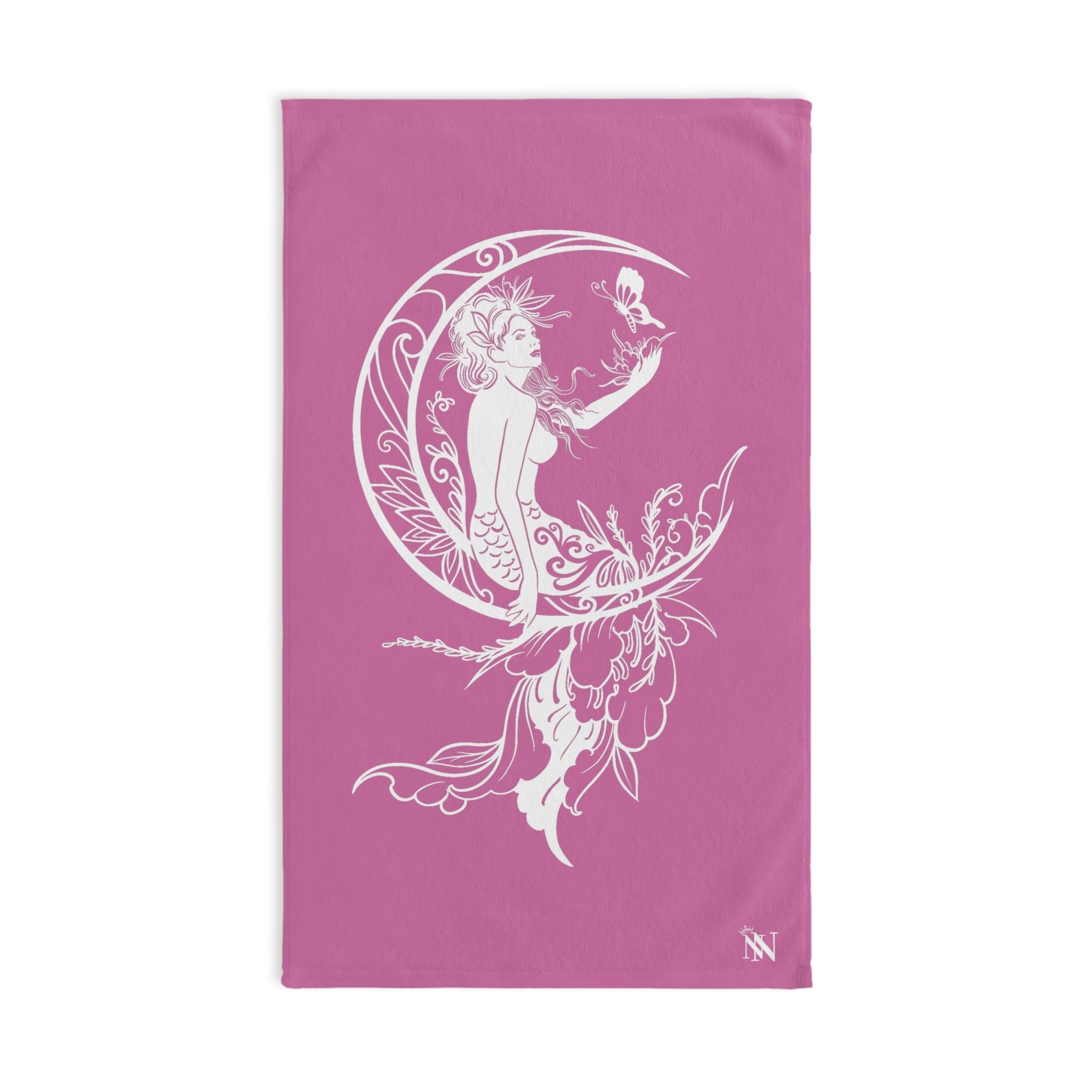 Moon Mermaid StarPink | Novelty Gifts for Boyfriend, Funny Towel Romantic Gift for Wedding Couple Fiance First Year Anniversary Valentines, Party Gag Gifts, Joke Humor Cloth for Husband Men BF NECTAR NAPKINS