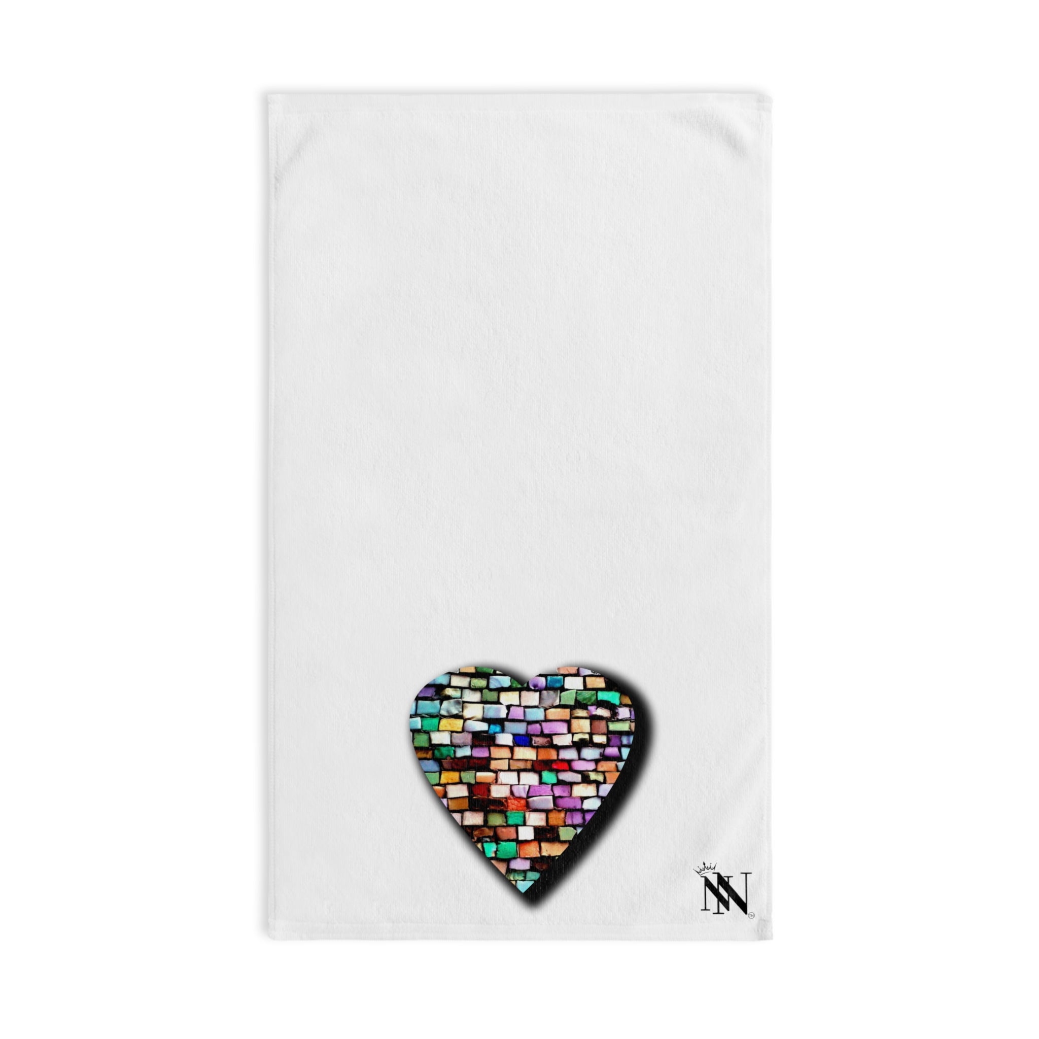 Mosaic Heart Tile 3D White | Funny Gifts for Men - Gifts for Him - Birthday Gifts for Men, Him, Her, Husband, Boyfriend, Girlfriend, New Couple Gifts, Fathers & Valentines Day Gifts, Christmas Gifts NECTAR NAPKINS