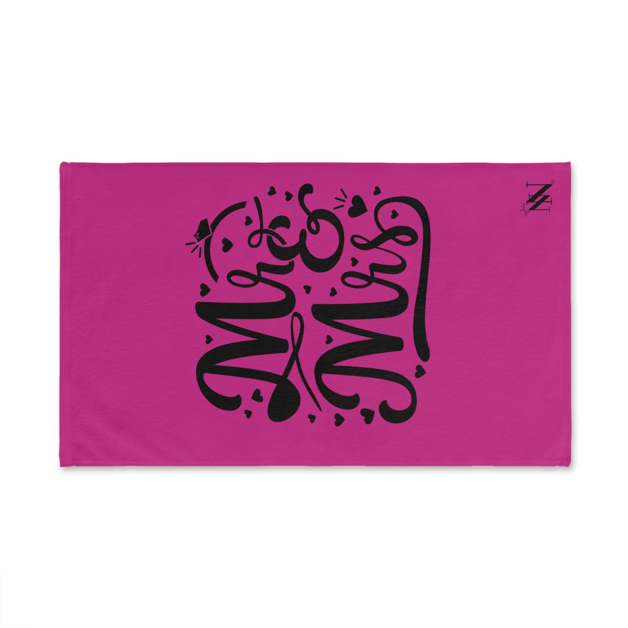Mr Mrs Bride Fuscia | Funny Gifts for Men - Gifts for Him - Birthday Gifts for Men, Him, Husband, Boyfriend, New Couple Gifts, Fathers & Valentines Day Gifts, Hand Towels NECTAR NAPKINS
