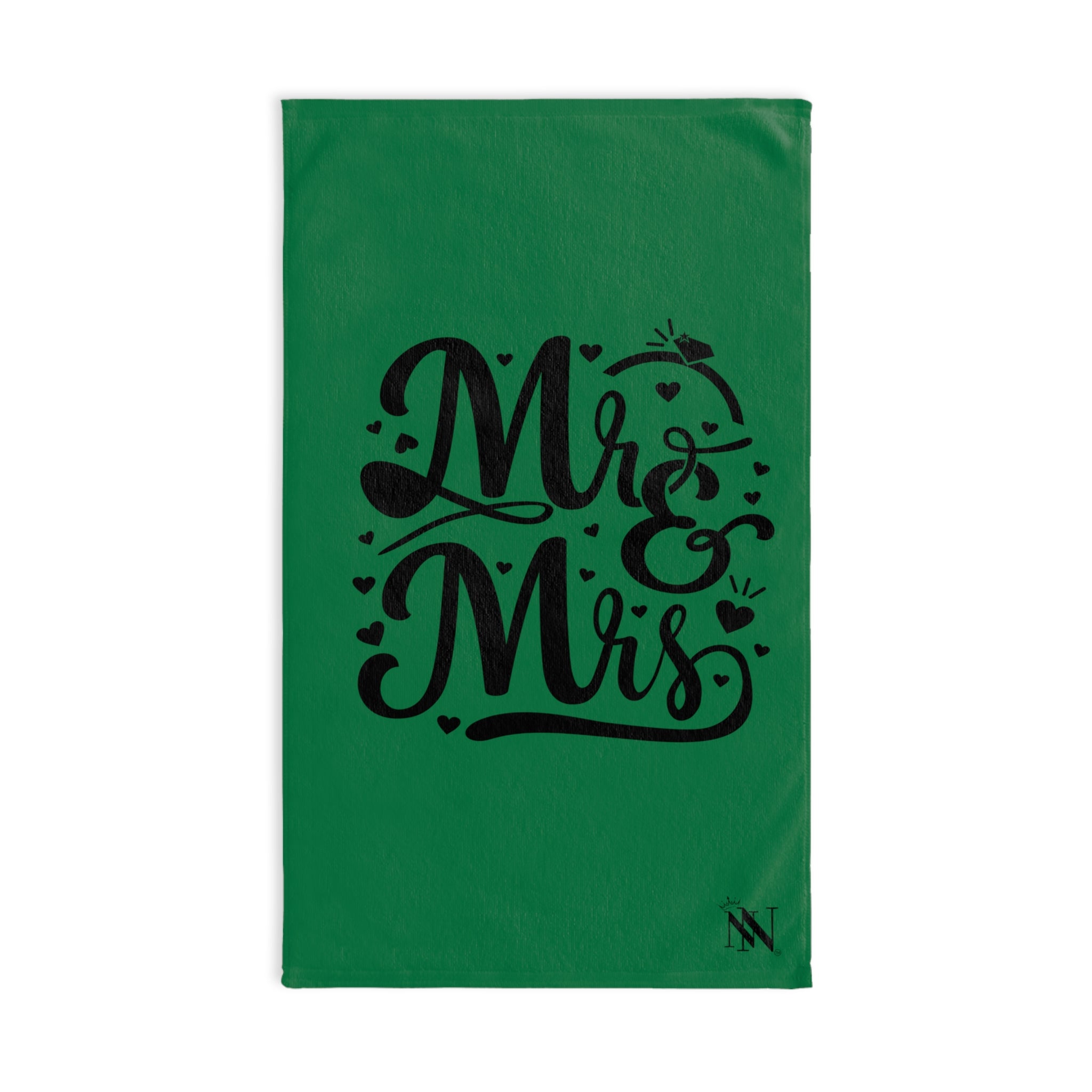 Mr Mrs Bride Green | Anniversary Wedding, Christmas, Valentines Day, Birthday Gifts for Him, Her, Romantic Gifts for Wife, Girlfriend, Couples Gifts for Boyfriend, Husband NECTAR NAPKINS
