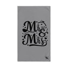 Mr Mrs Bride Grey | Anniversary Wedding, Christmas, Valentines Day, Birthday Gifts for Him, Her, Romantic Gifts for Wife, Girlfriend, Couples Gifts for Boyfriend, Husband NECTAR NAPKINS