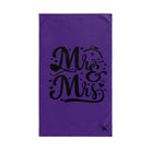 Mr Mrs Bride Purple | Funny Gifts for Men - Gifts for Him - Birthday Gifts for Men, Him, Husband, Boyfriend, New Couple Gifts, Fathers & Valentines Day Gifts, Christmas Gifts NECTAR NAPKINS