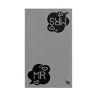 Mr Mrs Bubble Grey | Anniversary Wedding, Christmas, Valentines Day, Birthday Gifts for Him, Her, Romantic Gifts for Wife, Girlfriend, Couples Gifts for Boyfriend, Husband NECTAR NAPKINS