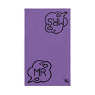 Mr Mrs Caption Lavendar | Funny Gifts for Men - Gifts for Him - Birthday Gifts for Men, Him, Husband, Boyfriend, New Couple Gifts, Fathers & Valentines Day Gifts, Hand Towels NECTAR NAPKINS