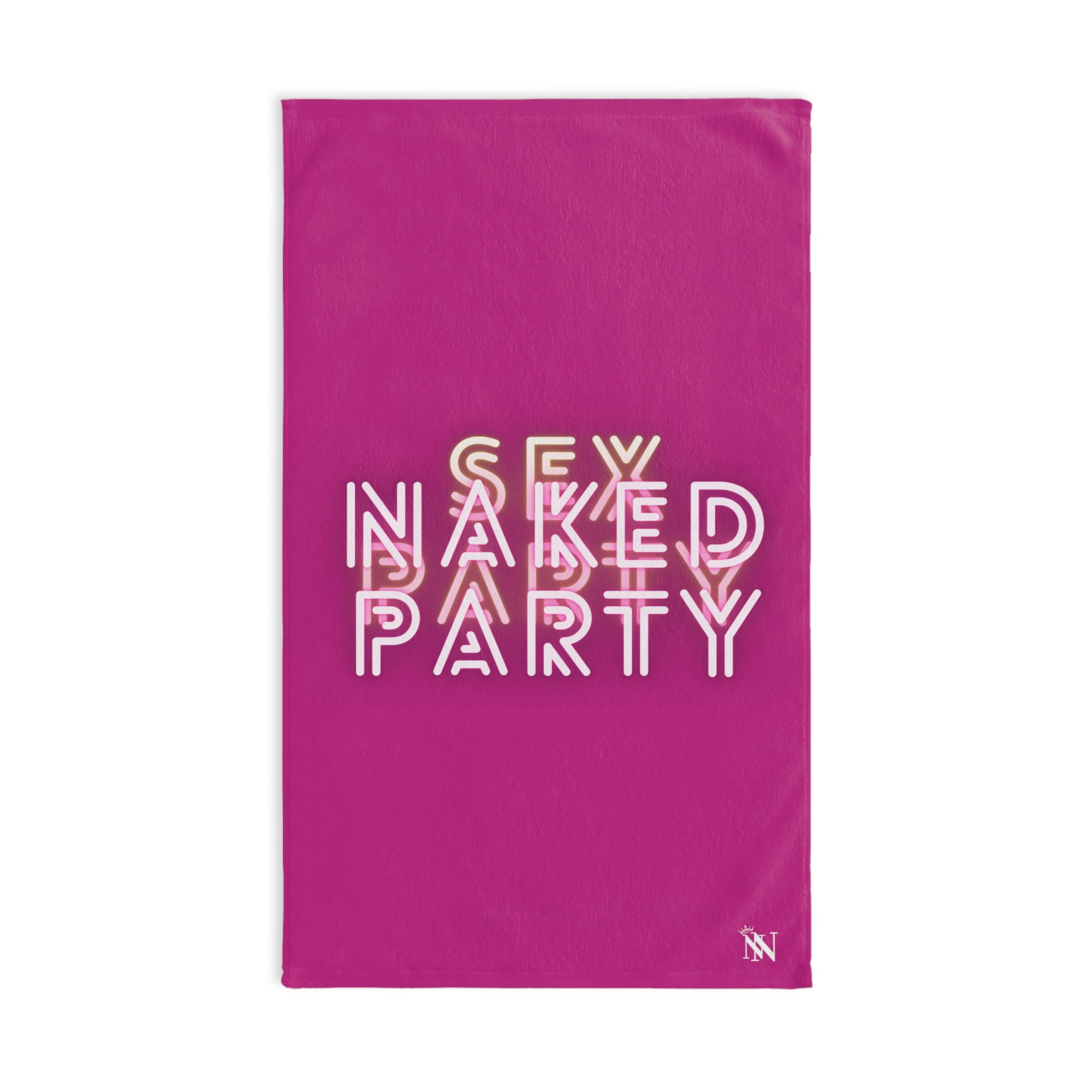 Naked  Party Fuscia | Funny Gifts for Men - Gifts for Him - Birthday Gifts for Men, Him, Husband, Boyfriend, New Couple Gifts, Fathers & Valentines Day Gifts, Hand Towels NECTAR NAPKINS