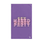 Naked  Party Lavendar | Funny Gifts for Men - Gifts for Him - Birthday Gifts for Men, Him, Husband, Boyfriend, New Couple Gifts, Fathers & Valentines Day Gifts, Hand Towels NECTAR NAPKINS