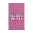 Naked  PartyPink | Novelty Gifts for Boyfriend, Funny Towel Romantic Gift for Wedding Couple Fiance First Year Anniversary Valentines, Party Gag Gifts, Joke Humor Cloth for Husband Men BF NECTAR NAPKINS