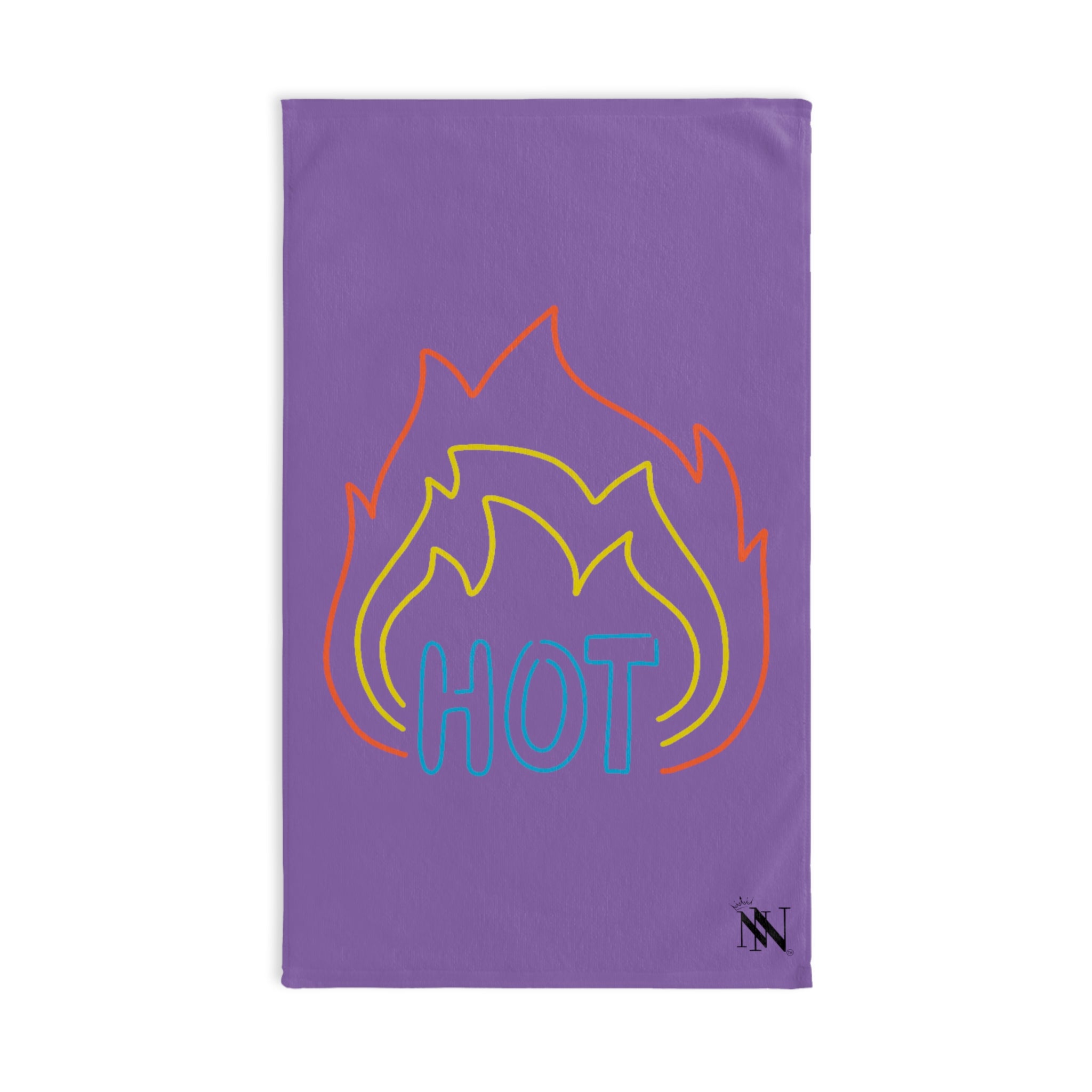 Neon Flame Hot Lavendar | Funny Gifts for Men - Gifts for Him - Birthday Gifts for Men, Him, Husband, Boyfriend, New Couple Gifts, Fathers & Valentines Day Gifts, Hand Towels NECTAR NAPKINS