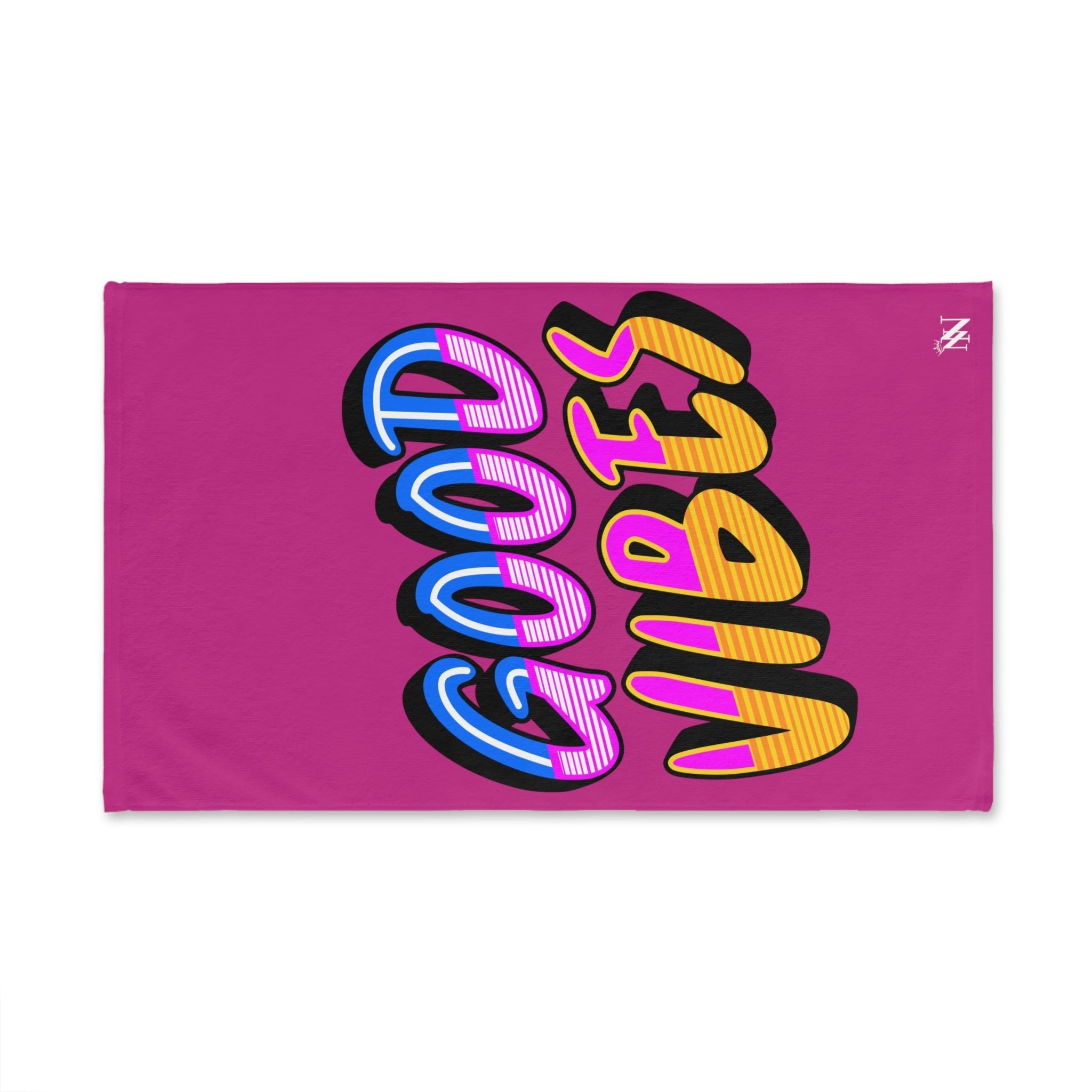 Neon Rainbow Vibes Fuscia | Funny Gifts for Men - Gifts for Him - Birthday Gifts for Men, Him, Husband, Boyfriend, New Couple Gifts, Fathers & Valentines Day Gifts, Hand Towels NECTAR NAPKINS