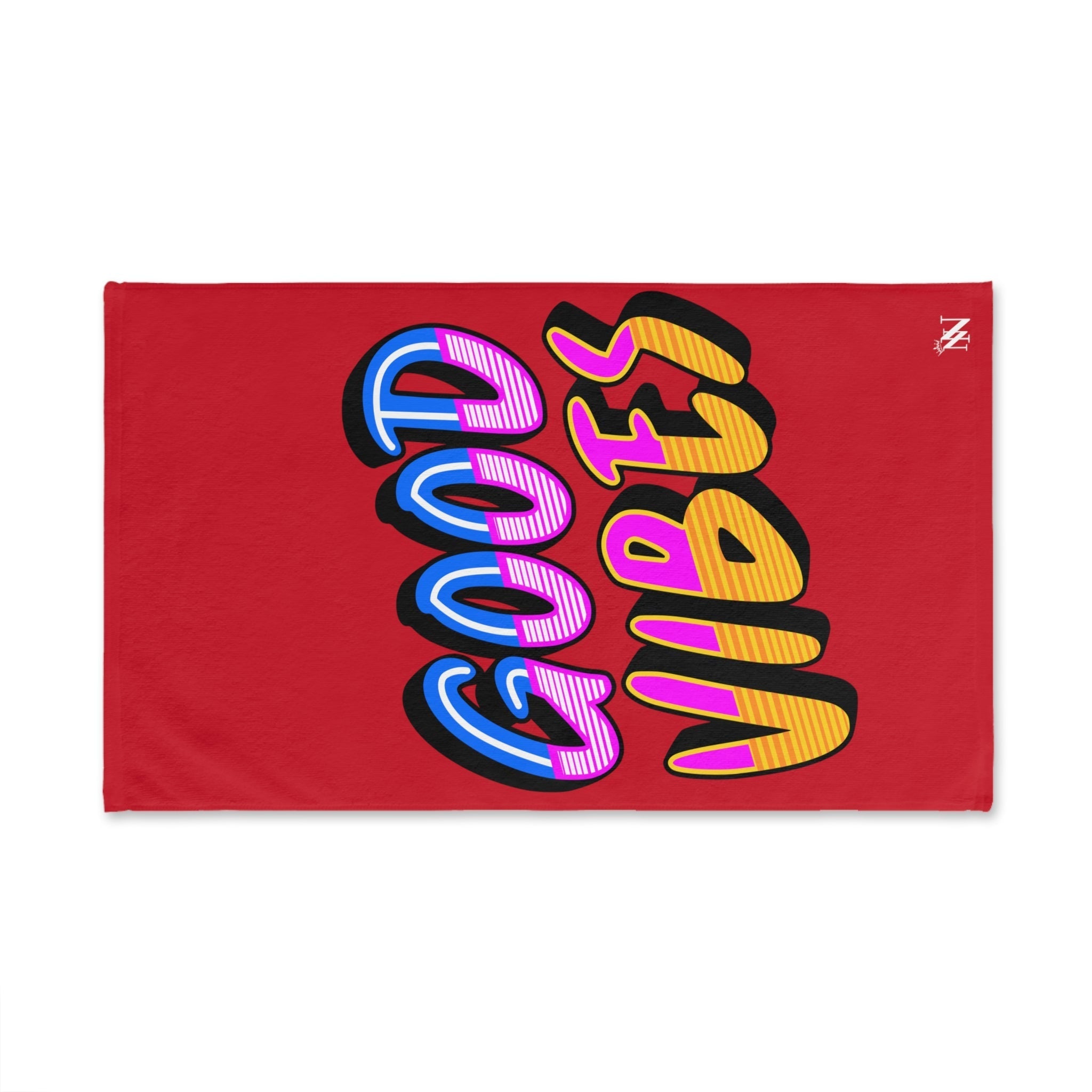 Neon Rainbow Vibes Red | Sexy Gifts for Boyfriend, Funny Towel Romantic Gift for Wedding Couple Fiance First Year 2nd Anniversary Valentines, Party Gag Gifts, Joke Humor Cloth for Husband Men BF NECTAR NAPKINS