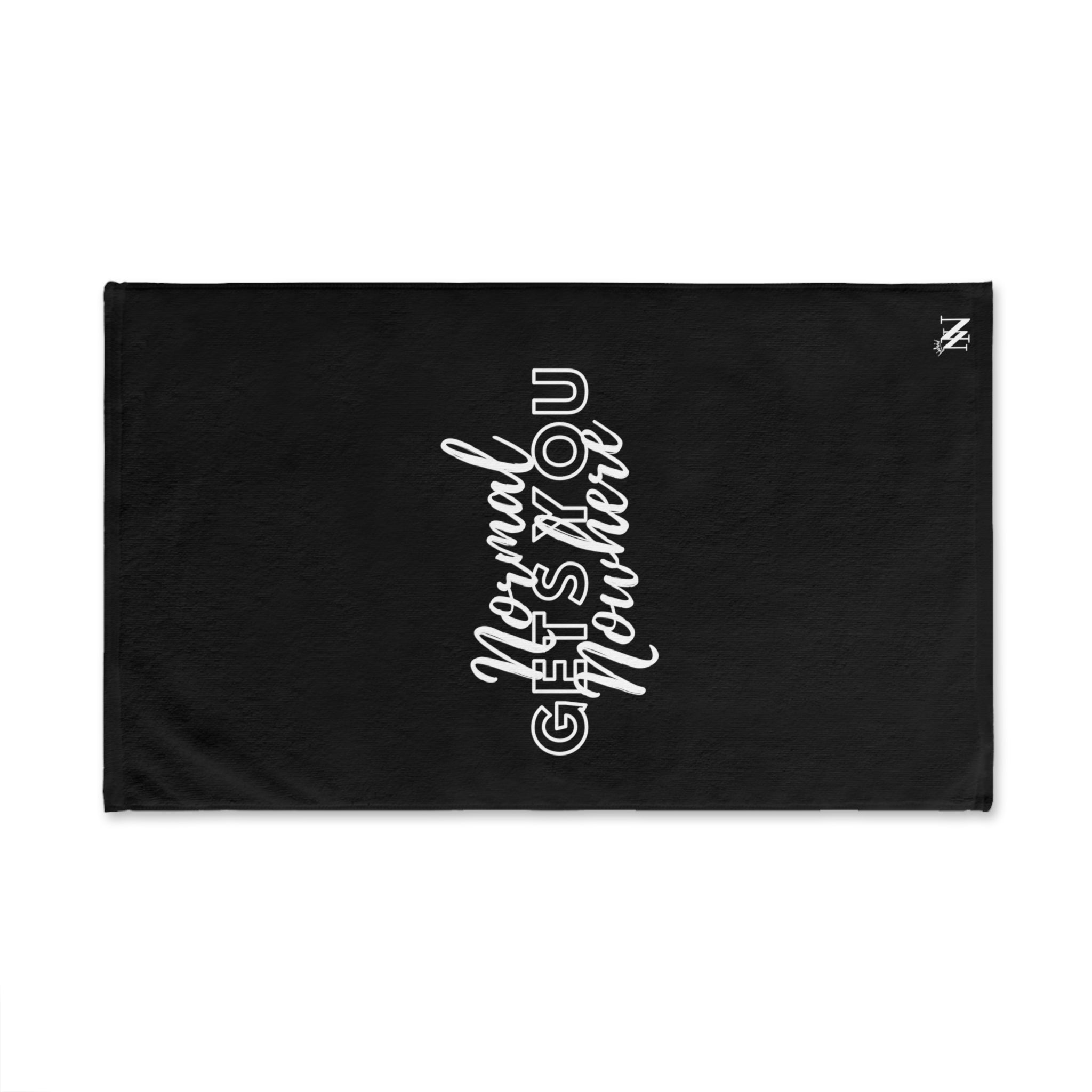 Normal Nowhere Black | Sexy Gifts for Boyfriend, Funny Towel Romantic Gift for Wedding Couple Fiance First Year 2nd Anniversary Valentines, Party Gag Gifts, Joke Humor Cloth for Husband Men BF NECTAR NAPKINS