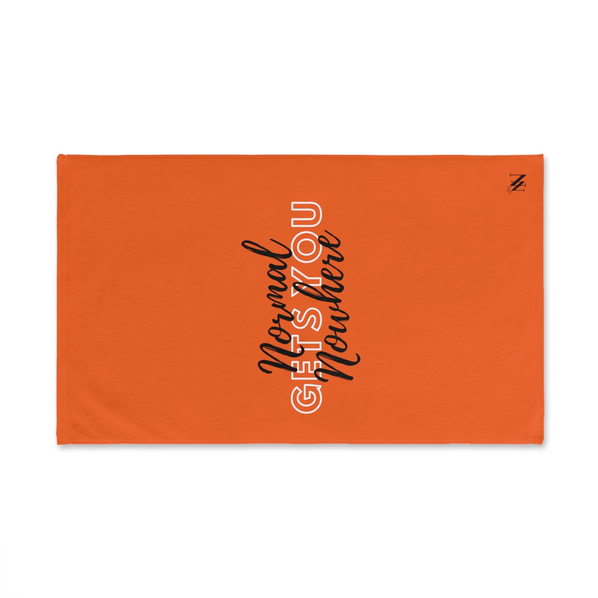 Normal Nowhere Orange | Funny Gifts for Men - Gifts for Him - Birthday Gifts for Men, Him, Husband, Boyfriend, New Couple Gifts, Fathers & Valentines Day Gifts, Hand Towels NECTAR NAPKINS