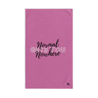 Normal Nowhere Pink | Novelty Gifts for Boyfriend, Funny Towel Romantic Gift for Wedding Couple Fiance First Year Anniversary Valentines, Party Gag Gifts, Joke Humor Cloth for Husband Men BF NECTAR NAPKINS