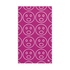 OH  Emoji Pattern  Fuscia | Funny Gifts for Men - Gifts for Him - Birthday Gifts for Men, Him, Husband, Boyfriend, New Couple Gifts, Fathers & Valentines Day Gifts, Hand Towels NECTAR NAPKINS