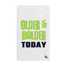 Older Bolder White | Funny Gifts for Men - Gifts for Him - Birthday Gifts for Men, Him, Her, Husband, Boyfriend, Girlfriend, New Couple Gifts, Fathers & Valentines Day Gifts, Christmas Gifts NECTAR NAPKINS