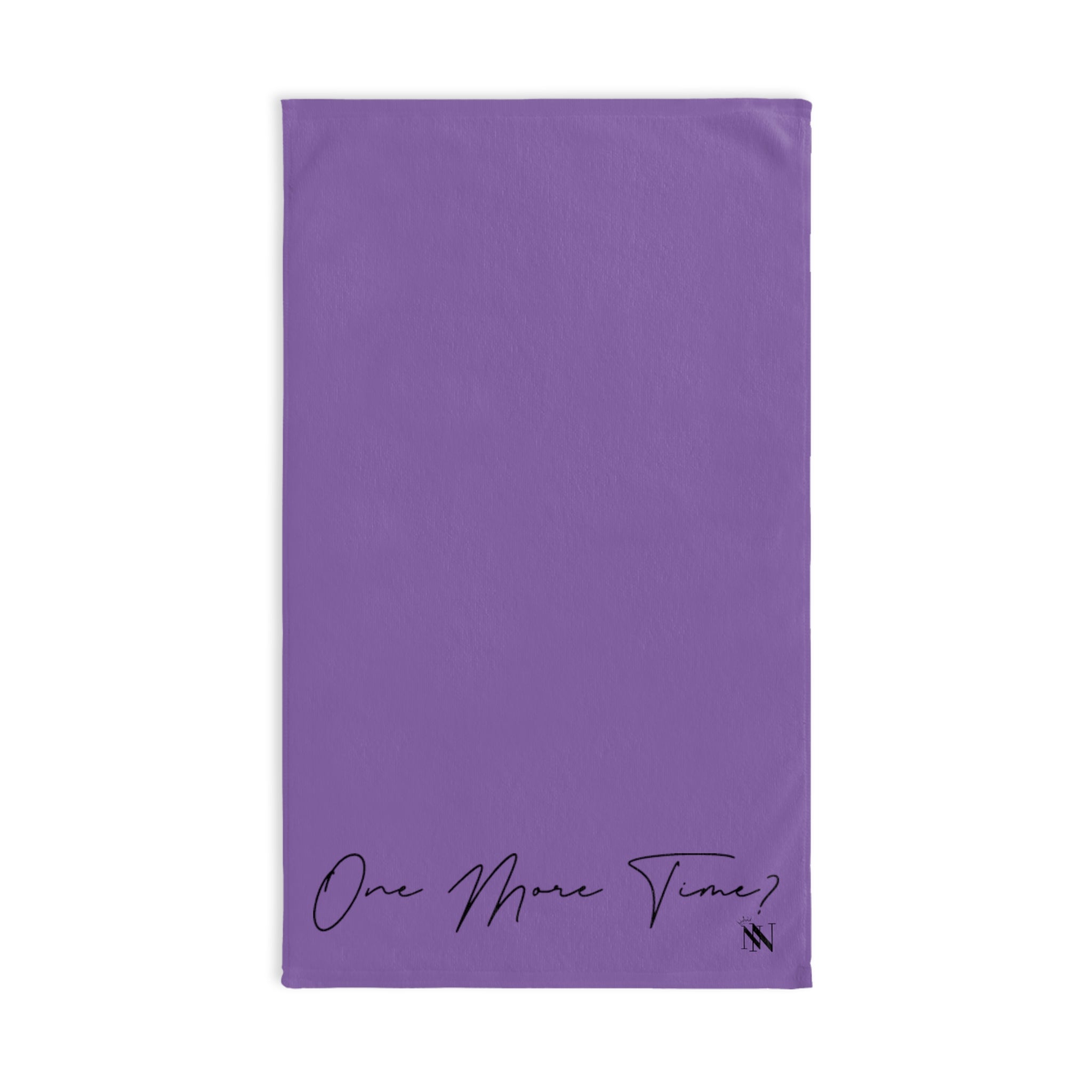 One More Time? Lavendar | Funny Gifts for Men - Gifts for Him - Birthday Gifts for Men, Him, Husband, Boyfriend, New Couple Gifts, Fathers & Valentines Day Gifts, Hand Towels NECTAR NAPKINS