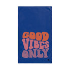 Only Vibes Good Blue | Gifts for Boyfriend, Funny Towel Romantic Gift for Wedding Couple Fiance First Year Anniversary Valentines, Party Gag Gifts, Joke Humor Cloth for Husband Men BF NECTAR NAPKINS