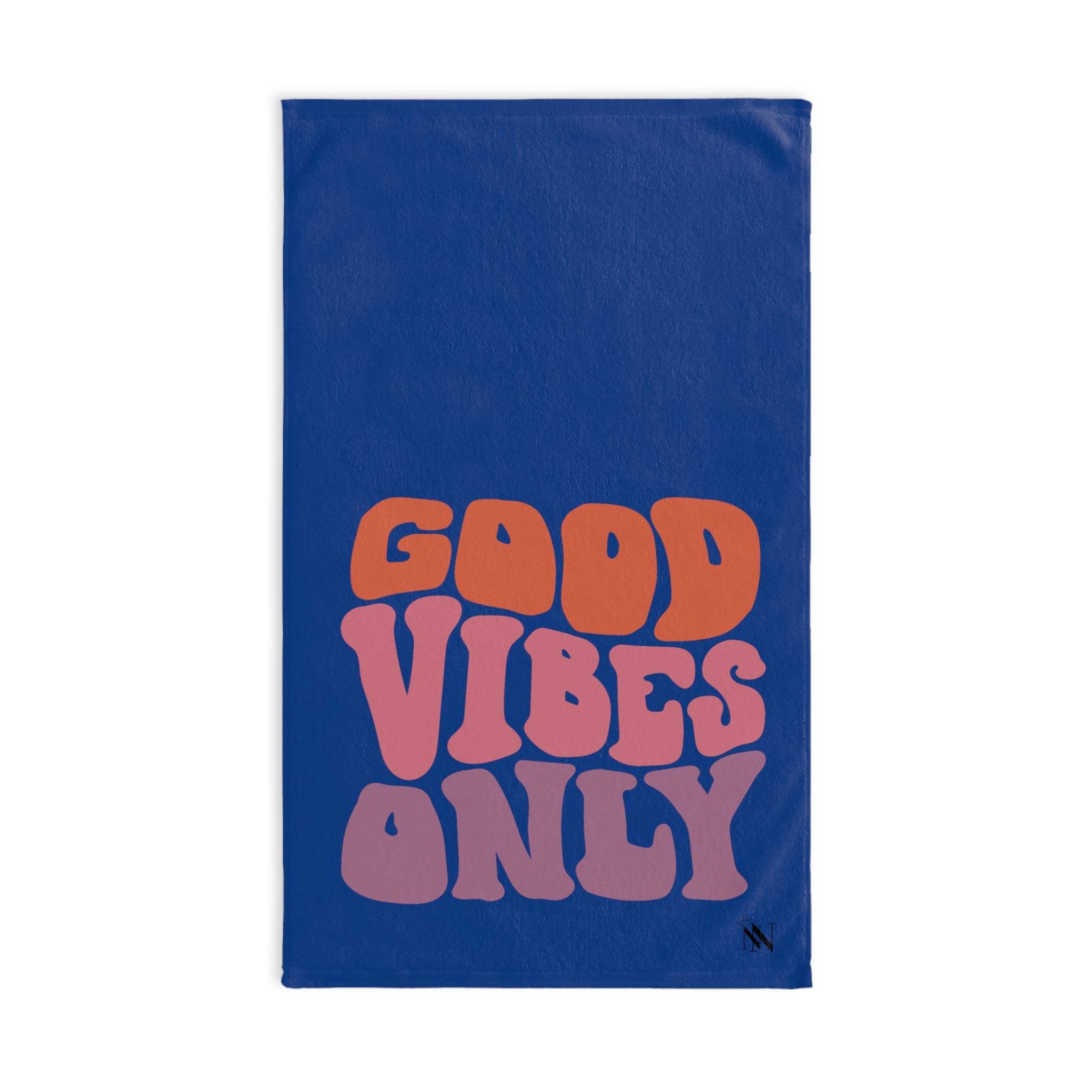Only Vibes Good Blue | Gifts for Boyfriend, Funny Towel Romantic Gift for Wedding Couple Fiance First Year Anniversary Valentines, Party Gag Gifts, Joke Humor Cloth for Husband Men BF NECTAR NAPKINS