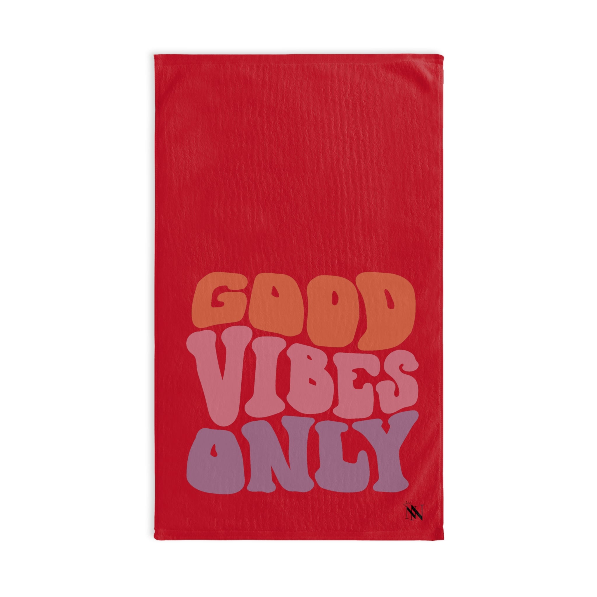 Only Vibes Good Red | Sexy Gifts for Boyfriend, Funny Towel Romantic Gift for Wedding Couple Fiance First Year 2nd Anniversary Valentines, Party Gag Gifts, Joke Humor Cloth for Husband Men BF NECTAR NAPKINS
