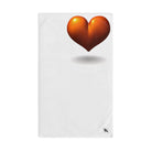 Orange Shadow Heart 3D White | Funny Gifts for Men - Gifts for Him - Birthday Gifts for Men, Him, Her, Husband, Boyfriend, Girlfriend, New Couple Gifts, Fathers & Valentines Day Gifts, Christmas Gifts NECTAR NAPKINS