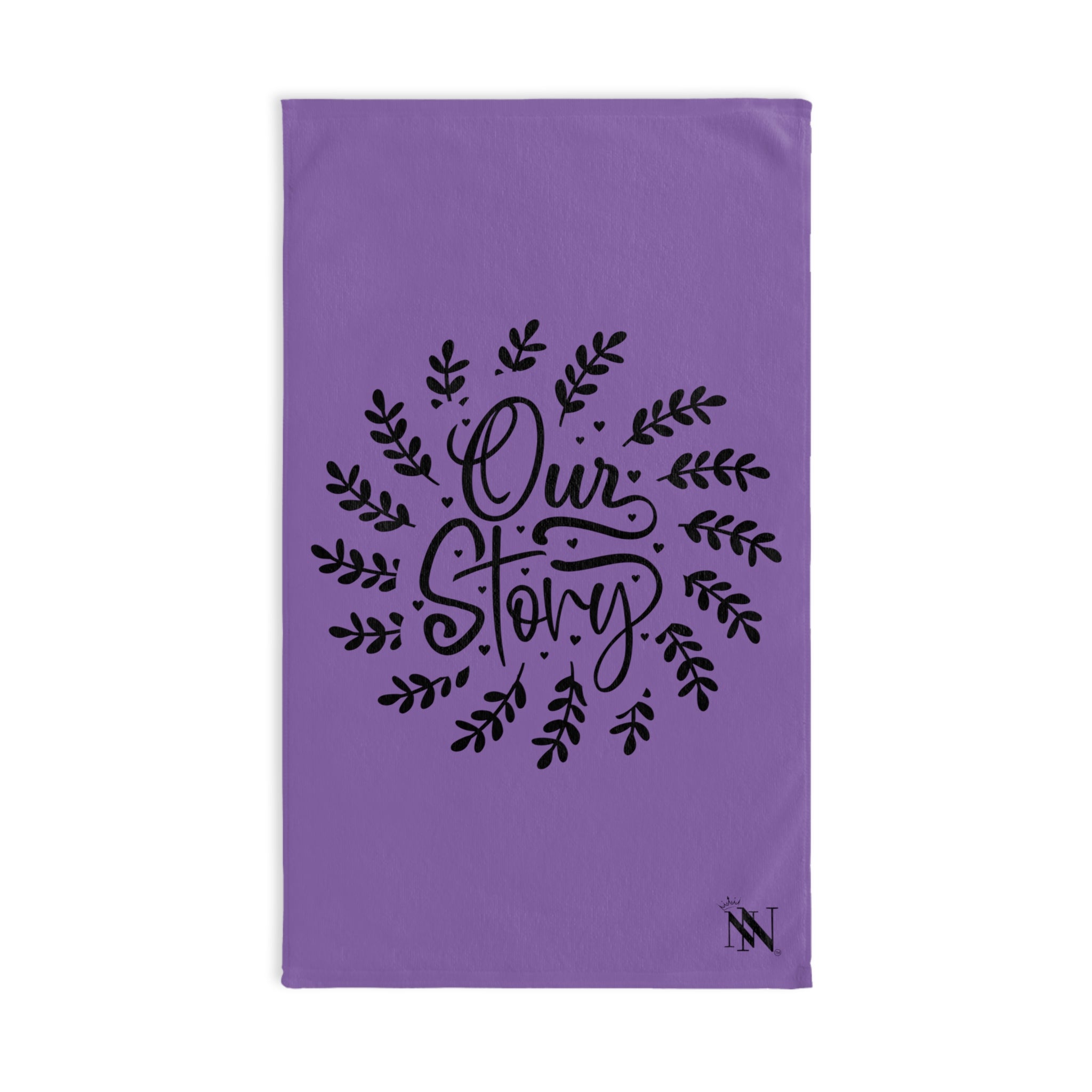 Our Story Bridal Lavendar | Funny Gifts for Men - Gifts for Him - Birthday Gifts for Men, Him, Husband, Boyfriend, New Couple Gifts, Fathers & Valentines Day Gifts, Hand Towels NECTAR NAPKINS