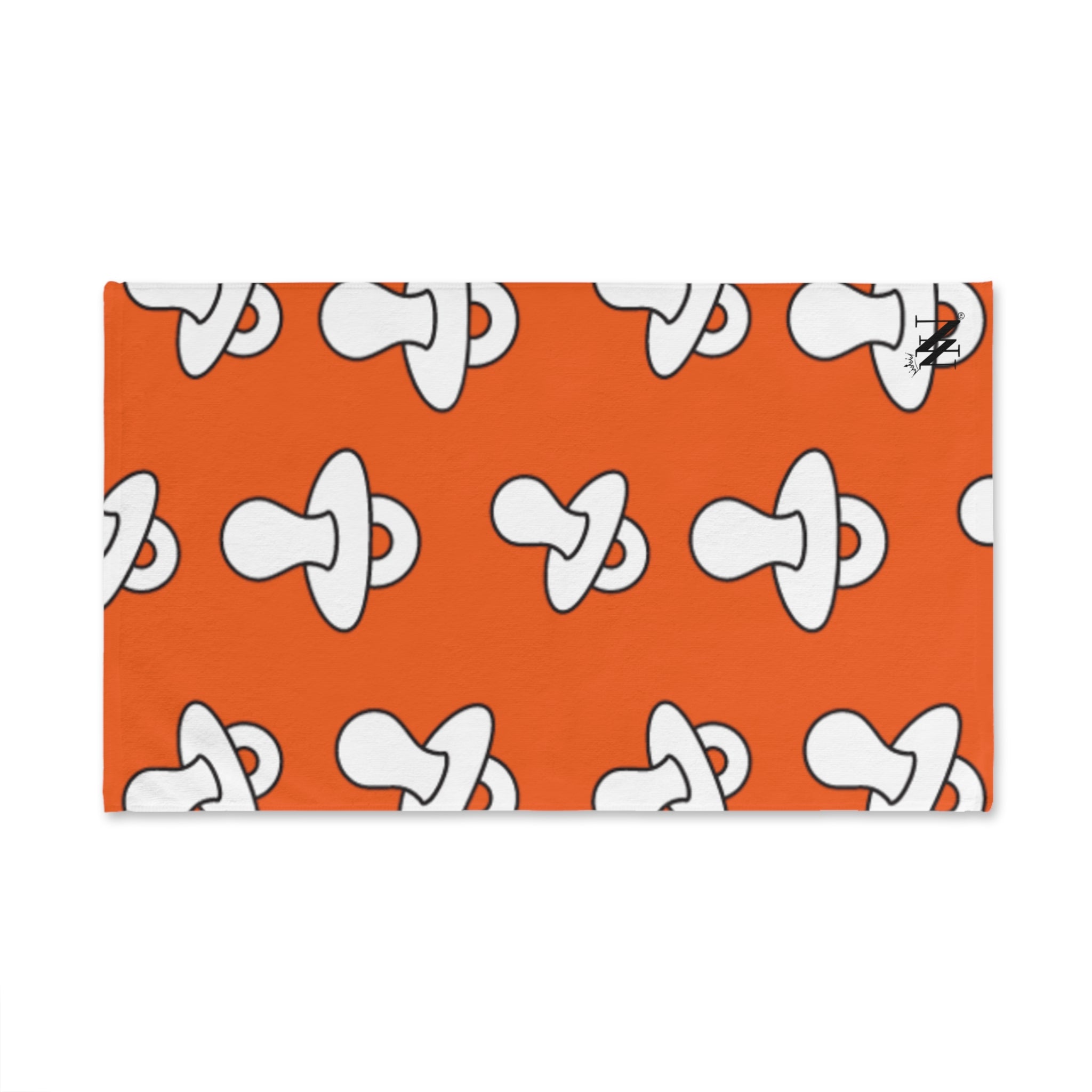 Pacifier Binky Orange | Funny Gifts for Men - Gifts for Him - Birthday Gifts for Men, Him, Husband, Boyfriend, New Couple Gifts, Fathers & Valentines Day Gifts, Hand Towels NECTAR NAPKINS