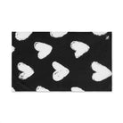 Paint Stroke Heart Black | Sexy Gifts for Boyfriend, Funny Towel Romantic Gift for Wedding Couple Fiance First Year 2nd Anniversary Valentines, Party Gag Gifts, Joke Humor Cloth for Husband Men BF NECTAR NAPKINS