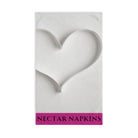 Paper Heart 3D Fuscia | Funny Gifts for Men - Gifts for Him - Birthday Gifts for Men, Him, Husband, Boyfriend, New Couple Gifts, Fathers & Valentines Day Gifts, Hand Towels NECTAR NAPKINS