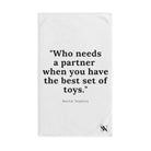 Partner Toys White | Funny Gifts for Men - Gifts for Him - Birthday Gifts for Men, Him, Her, Husband, Boyfriend, Girlfriend, New Couple Gifts, Fathers & Valentines Day Gifts, Christmas Gifts NECTAR NAPKINS