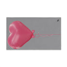 Pink 3D Heart Balloon Grey | Anniversary Wedding, Christmas, Valentines Day, Birthday Gifts for Him, Her, Romantic Gifts for Wife, Girlfriend, Couples Gifts for Boyfriend, Husband NECTAR NAPKINS