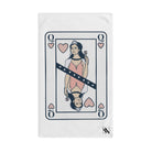 Pink Card Queen White | Funny Gifts for Men - Gifts for Him - Birthday Gifts for Men, Him, Her, Husband, Boyfriend, Girlfriend, New Couple Gifts, Fathers & Valentines Day Gifts, Christmas Gifts NECTAR NAPKINS