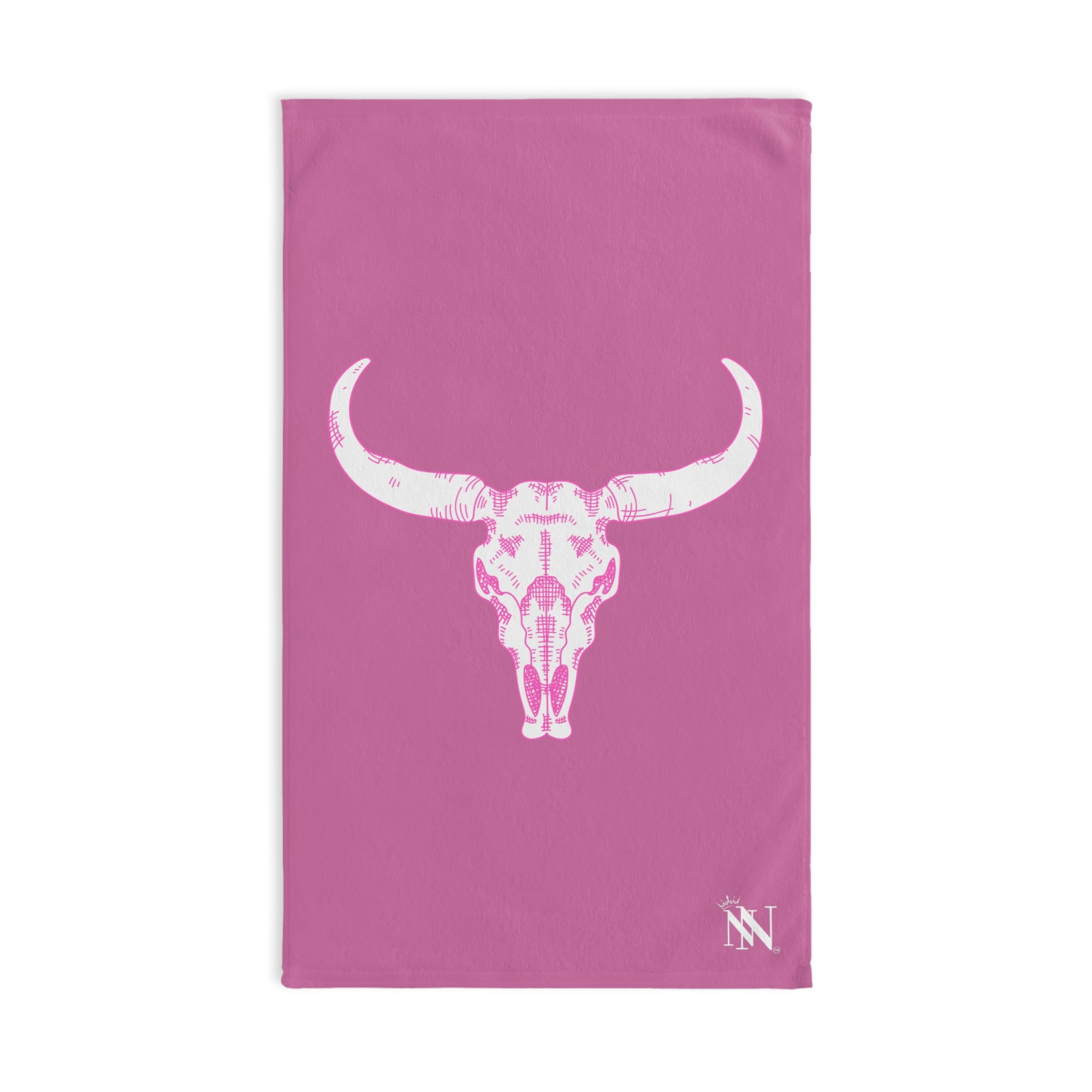 Pink Cow Skull | Gifts for Boyfriend, Funny Towel Romantic Gift for Wedding Couple Fiance First Year Anniversary Valentines, Party Gag Gifts, Joke Humor Cloth for Husband Men BF NECTAR NAPKINS