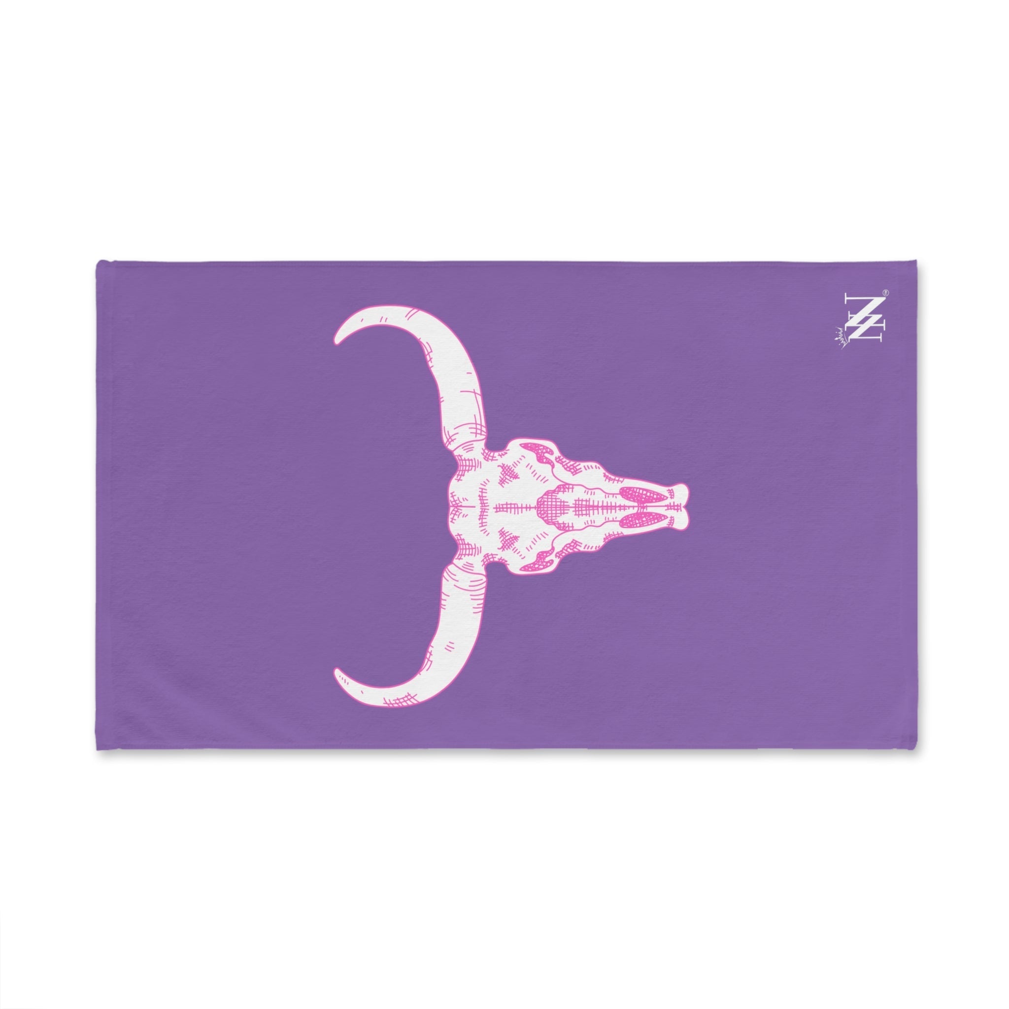 Pink Cow Skull Lavendar | Funny Gifts for Men - Gifts for Him - Birthday Gifts for Men, Him, Husband, Boyfriend, New Couple Gifts, Fathers & Valentines Day Gifts, Hand Towels NECTAR NAPKINS