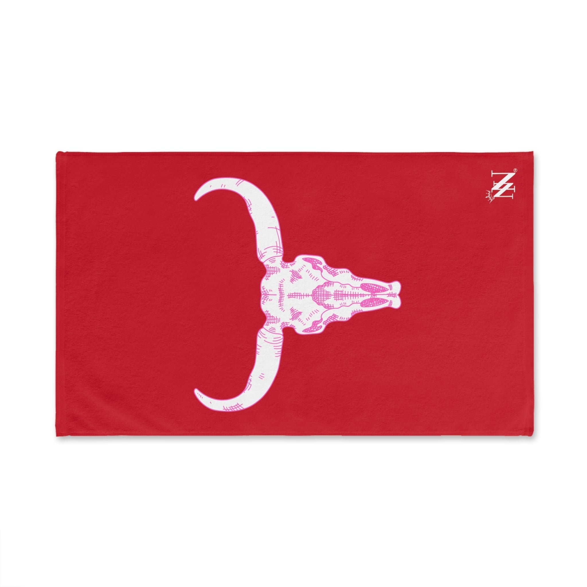 Pink Cow Skull Red | Sexy Gifts for Boyfriend, Funny Towel Romantic Gift for Wedding Couple Fiance First Year 2nd Anniversary Valentines, Party Gag Gifts, Joke Humor Cloth for Husband Men BF NECTAR NAPKINS