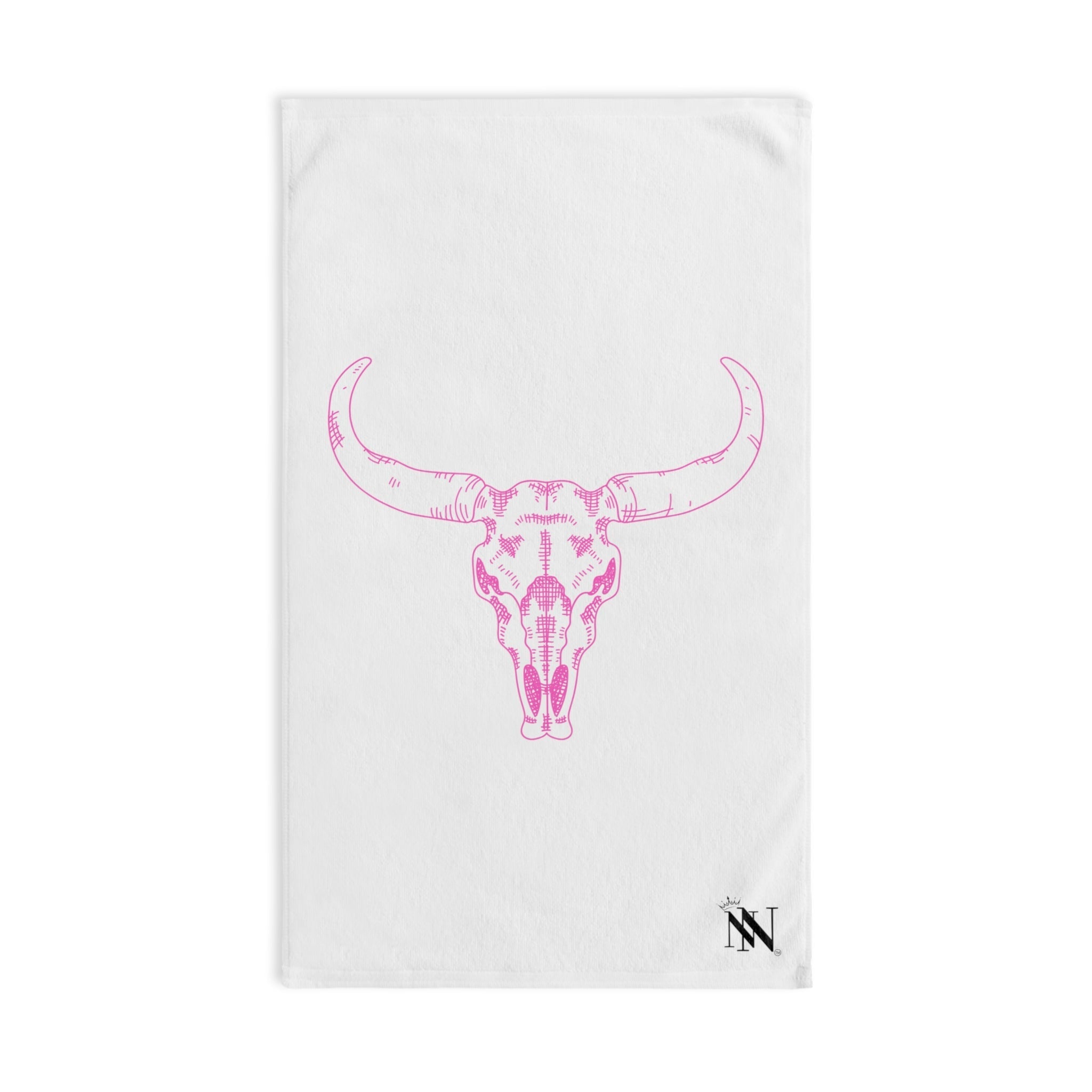 Pink Cow Skull White | Funny Gifts for Men - Gifts for Him - Birthday Gifts for Men, Him, Her, Husband, Boyfriend, Girlfriend, New Couple Gifts, Fathers & Valentines Day Gifts, Christmas Gifts NECTAR NAPKINS