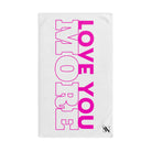 Pink Love You More White | Funny Gifts for Men - Gifts for Him - Birthday Gifts for Men, Him, Her, Husband, Boyfriend, Girlfriend, New Couple Gifts, Fathers & Valentines Day Gifts, Christmas Gifts NECTAR NAPKINS