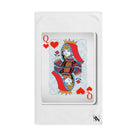 Player Card Queen White | Funny Gifts for Men - Gifts for Him - Birthday Gifts for Men, Him, Her, Husband, Boyfriend, Girlfriend, New Couple Gifts, Fathers & Valentines Day Gifts, Christmas Gifts NECTAR NAPKINS