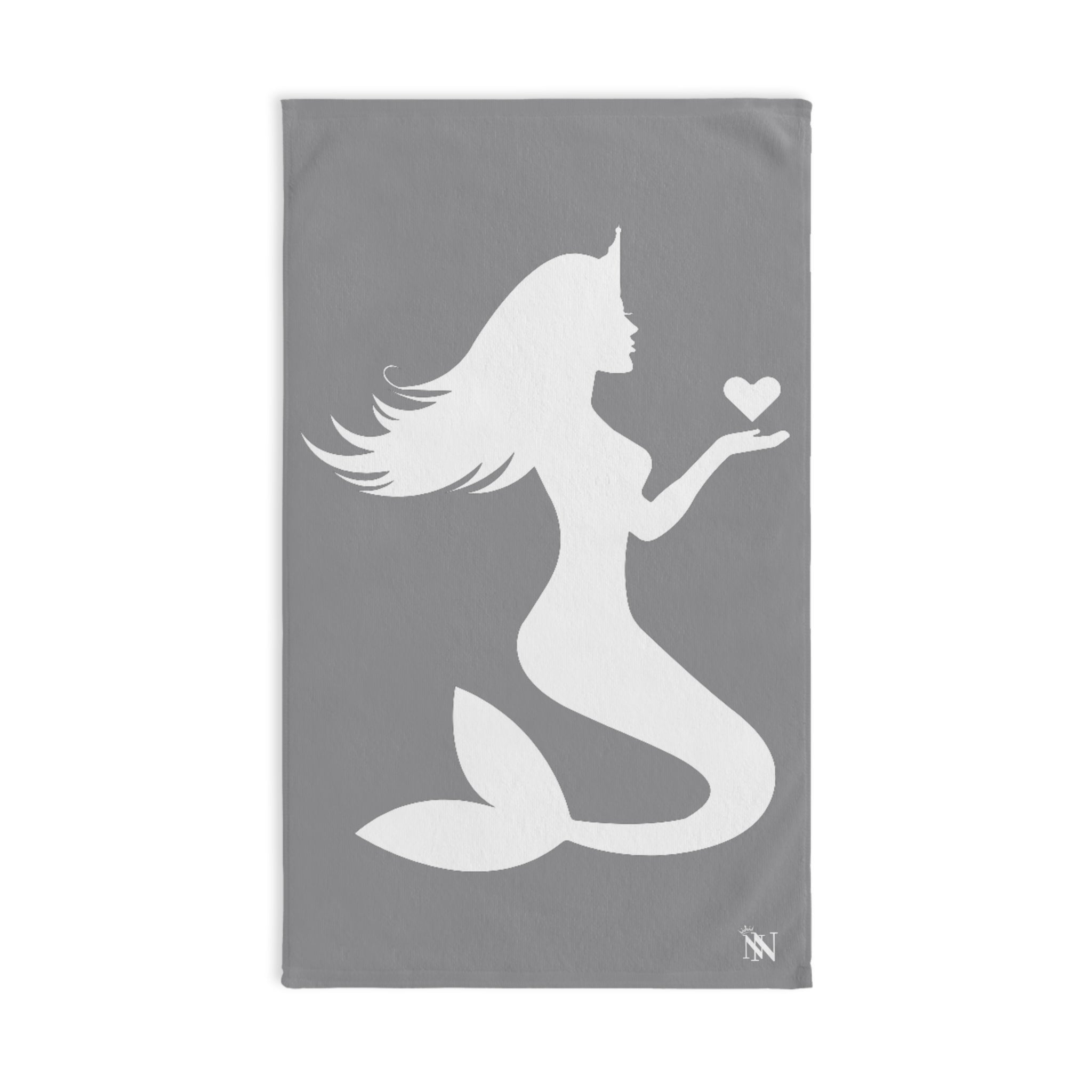 Pray Mermaid HeartGrey | Anniversary Wedding, Christmas, Valentines Day, Birthday Gifts for Him, Her, Romantic Gifts for Wife, Girlfriend, Couples Gifts for Boyfriend, Husband NECTAR NAPKINS