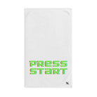 Press Start White | Funny Gifts for Men - Gifts for Him - Birthday Gifts for Men, Him, Her, Husband, Boyfriend, Girlfriend, New Couple Gifts, Fathers & Valentines Day Gifts, Christmas Gifts NECTAR NAPKINS