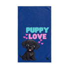 Puppy Love Blue | Gifts for Boyfriend, Funny Towel Romantic Gift for Wedding Couple Fiance First Year Anniversary Valentines, Party Gag Gifts, Joke Humor Cloth for Husband Men BF NECTAR NAPKINS