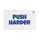 Push Harder Blue White | Funny Gifts for Men - Gifts for Him - Birthday Gifts for Men, Him, Her, Husband, Boyfriend, Girlfriend, New Couple Gifts, Fathers & Valentines Day Gifts, Christmas Gifts NECTAR NAPKINS