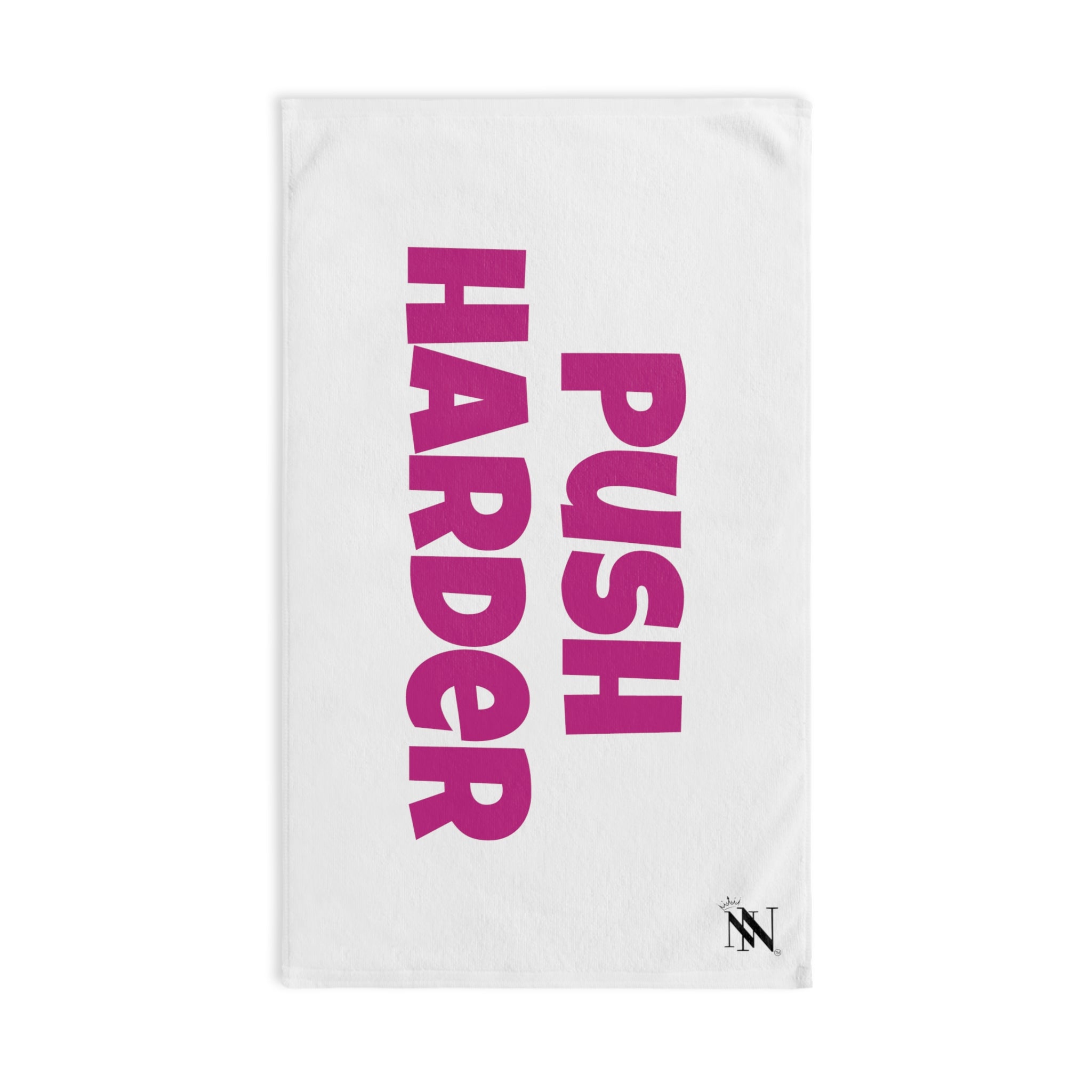 Push Harder Fuscia White | Funny Gifts for Men - Gifts for Him - Birthday Gifts for Men, Him, Her, Husband, Boyfriend, Girlfriend, New Couple Gifts, Fathers & Valentines Day Gifts, Christmas Gifts NECTAR NAPKINS