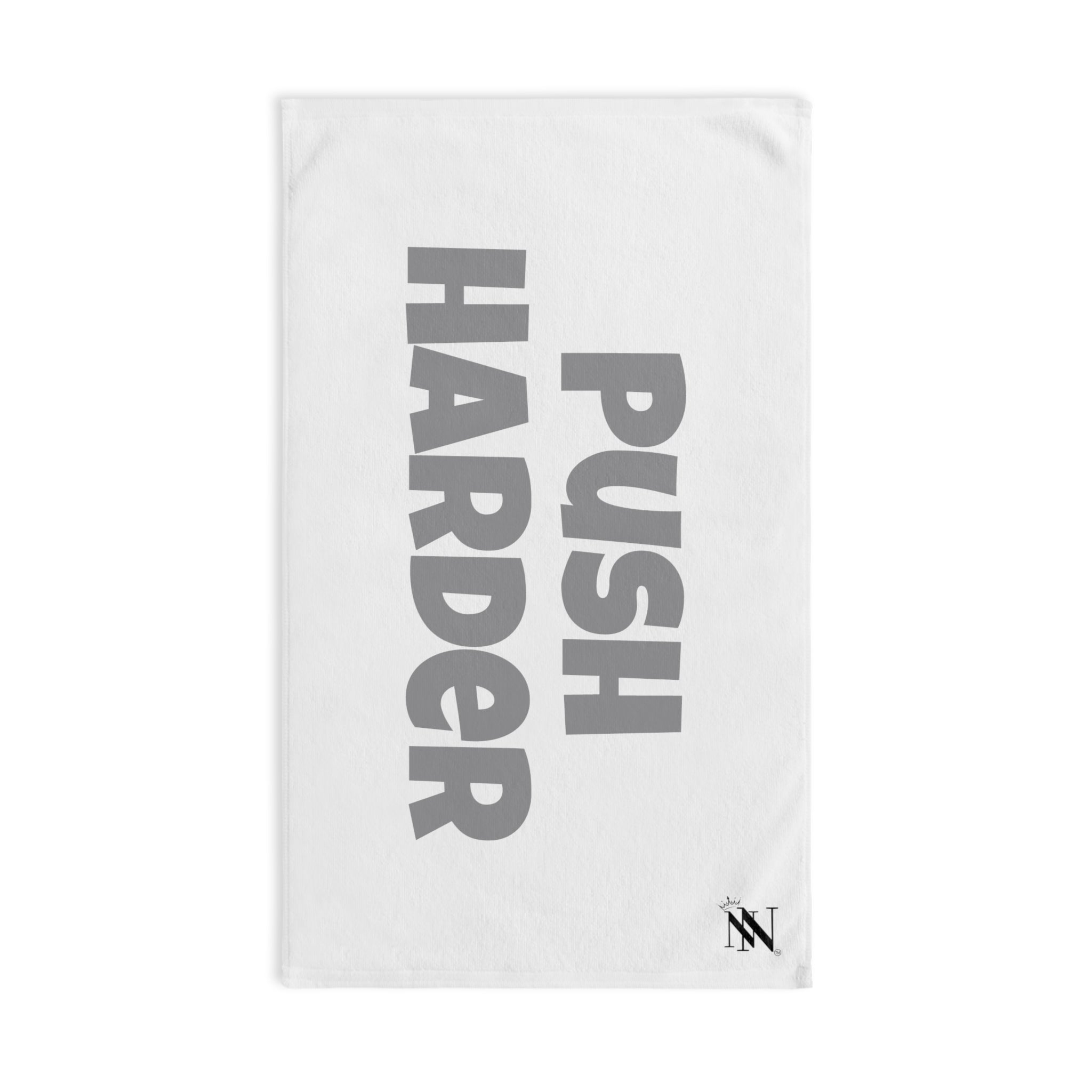 Push Harder Grey White | Funny Gifts for Men - Gifts for Him - Birthday Gifts for Men, Him, Her, Husband, Boyfriend, Girlfriend, New Couple Gifts, Fathers & Valentines Day Gifts, Christmas Gifts NECTAR NAPKINS