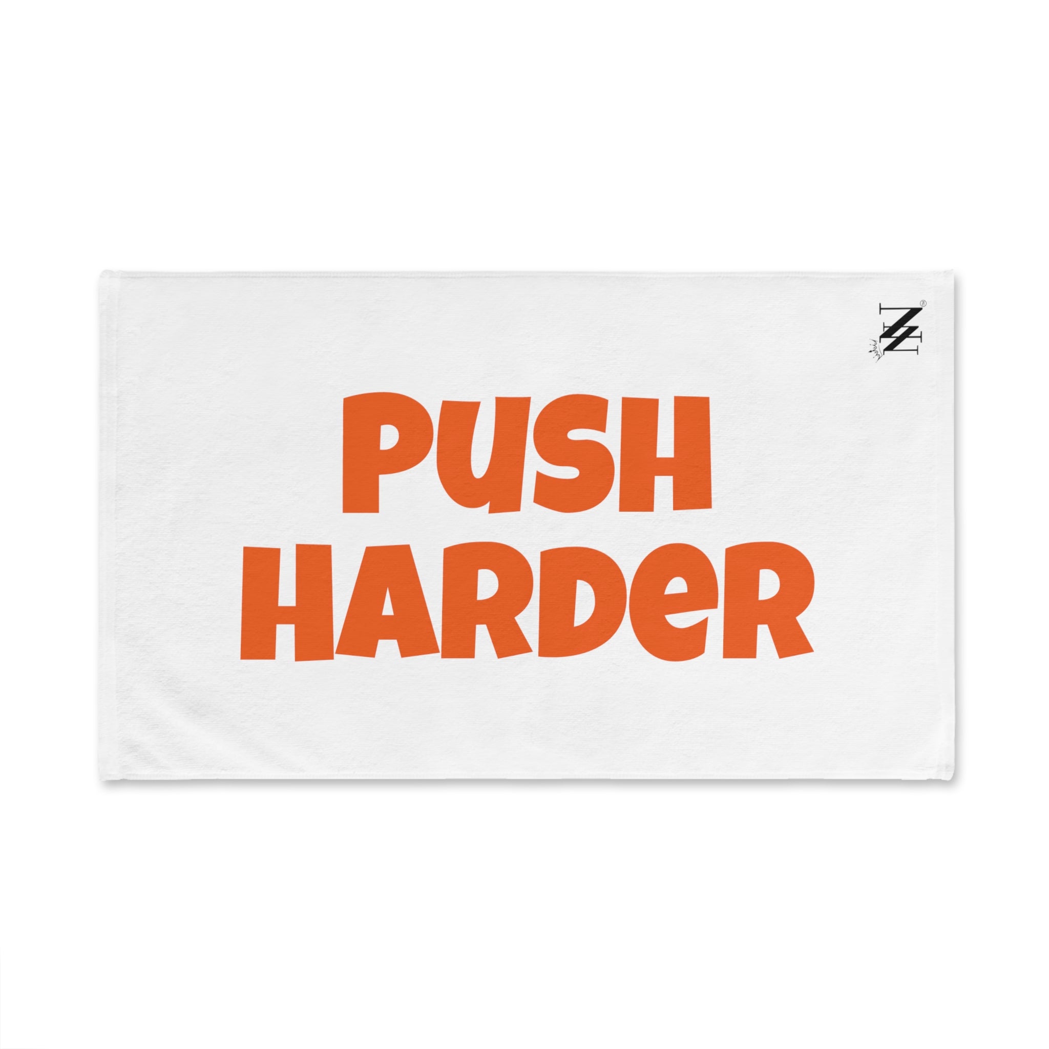 Push Harder Orange White | Funny Gifts for Men - Gifts for Him - Birthday Gifts for Men, Him, Her, Husband, Boyfriend, Girlfriend, New Couple Gifts, Fathers & Valentines Day Gifts, Christmas Gifts NECTAR NAPKINS