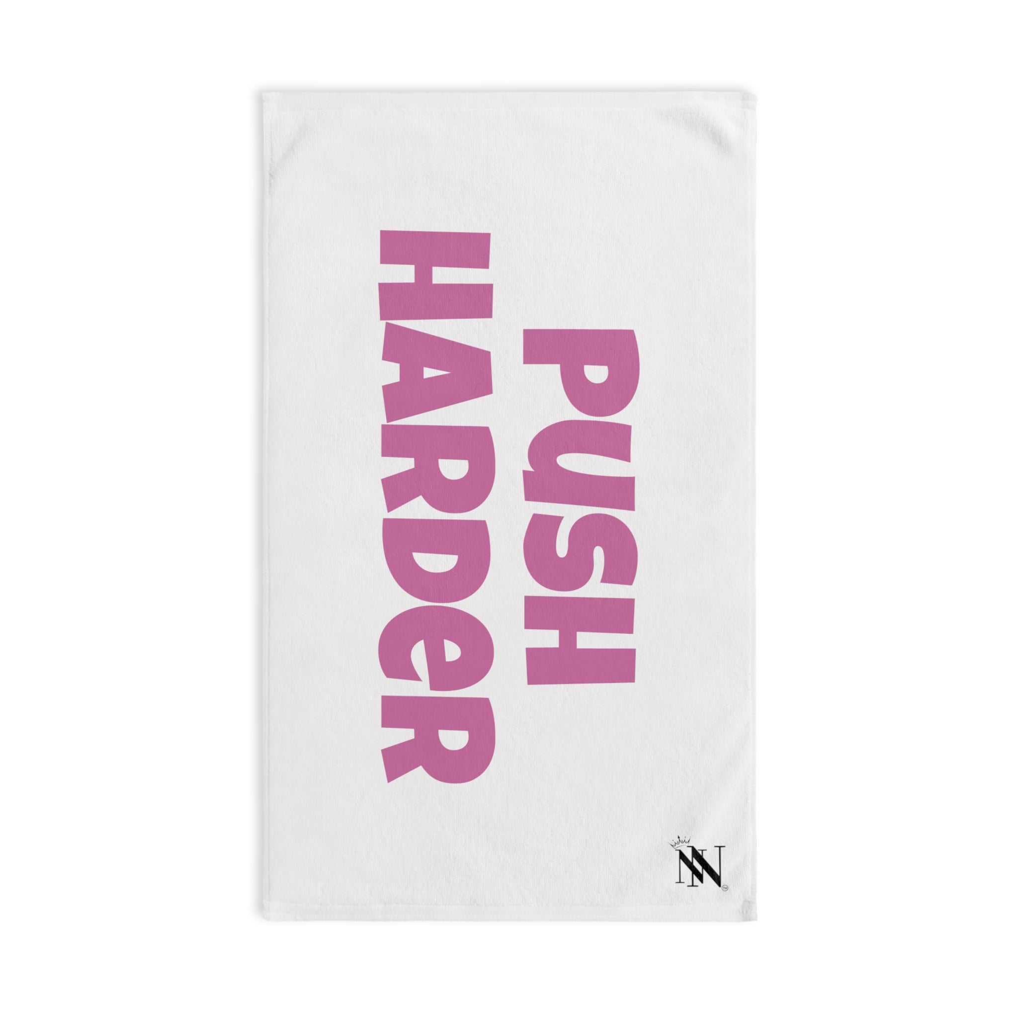 Push Harder Pink White | Funny Gifts for Men - Gifts for Him - Birthday Gifts for Men, Him, Her, Husband, Boyfriend, Girlfriend, New Couple Gifts, Fathers & Valentines Day Gifts, Christmas Gifts NECTAR NAPKINS