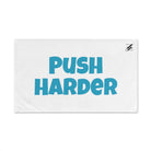 Push Harder Teal White | Funny Gifts for Men - Gifts for Him - Birthday Gifts for Men, Him, Her, Husband, Boyfriend, Girlfriend, New Couple Gifts, Fathers & Valentines Day Gifts, Christmas Gifts NECTAR NAPKINS