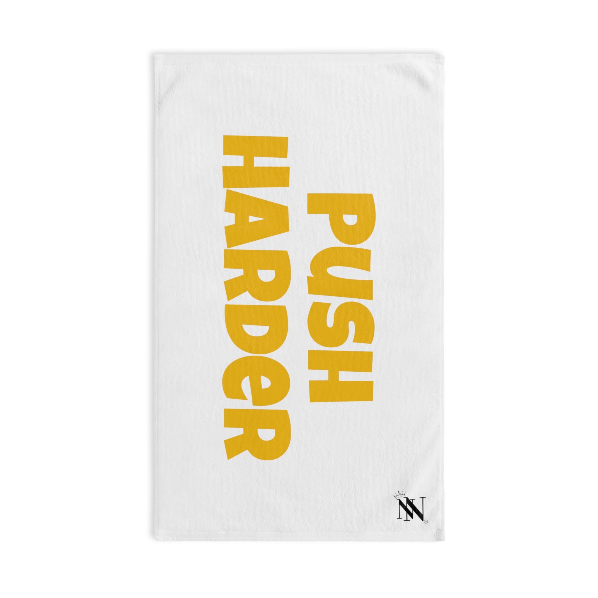 Push Harder Yellow White | Funny Gifts for Men - Gifts for Him - Birthday Gifts for Men, Him, Her, Husband, Boyfriend, Girlfriend, New Couple Gifts, Fathers & Valentines Day Gifts, Christmas Gifts NECTAR NAPKINS